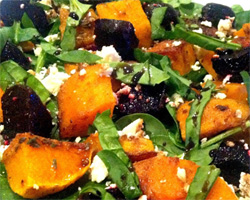 Butternut Beetroot and Feta Salad